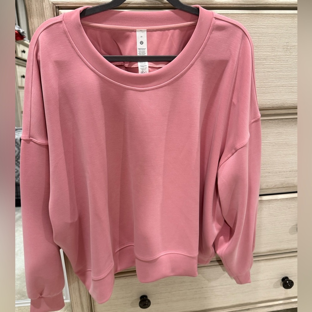 Peloton x Lululemon Perfectly Oversized Softstreme Sweatshirt size 20